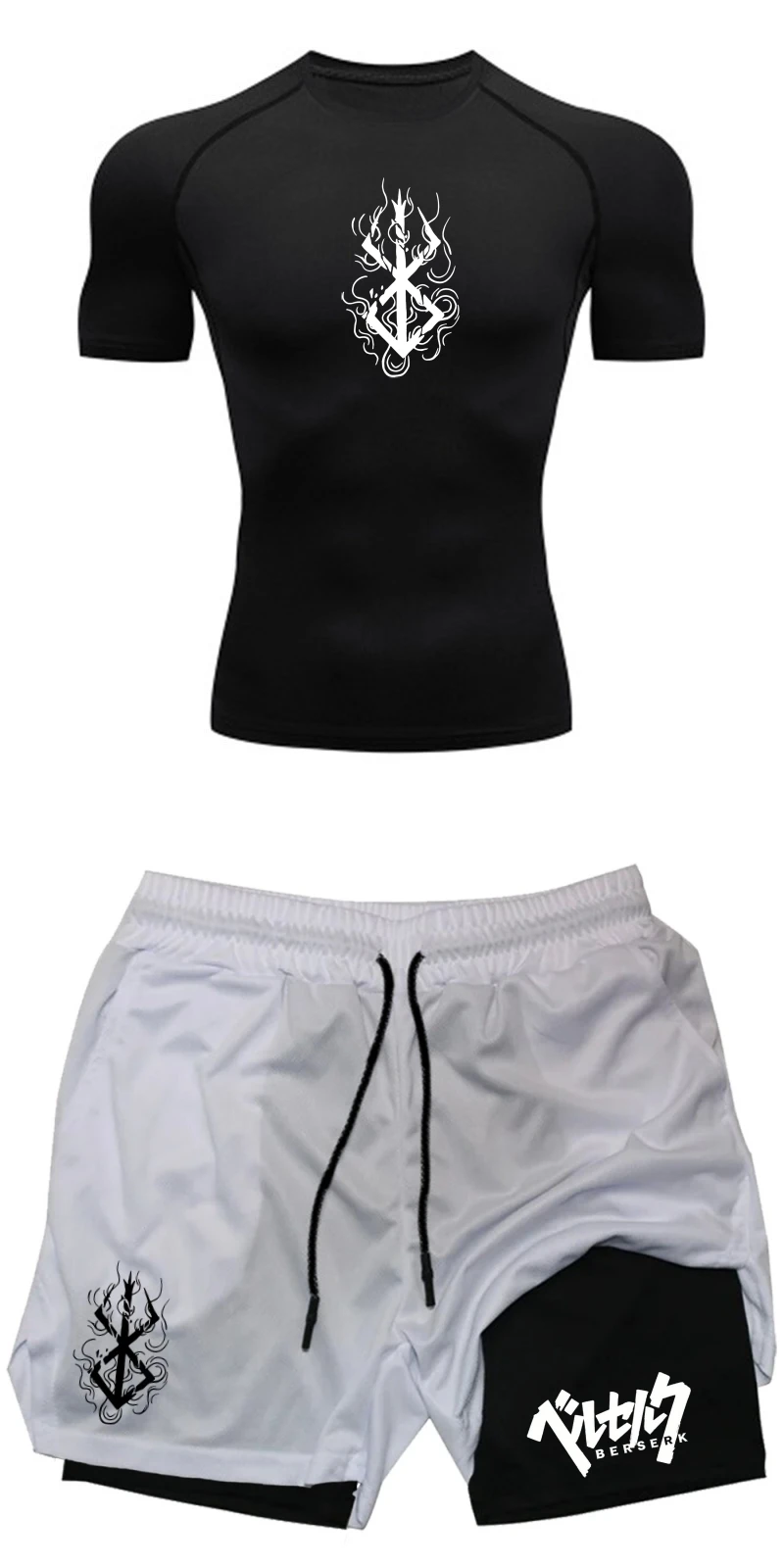 Men's Summer Gym Fitness Train - огляд і ціна Compression Shorts Athletes